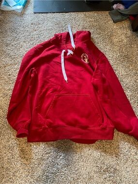 Angelo's Pizzeria Red Logo Pullover Hoodie - Extra Large